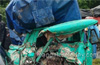 Udupi  : One dead, 3 injured as car rams into tempo